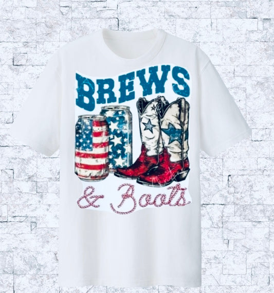 Brews & Boots Tee