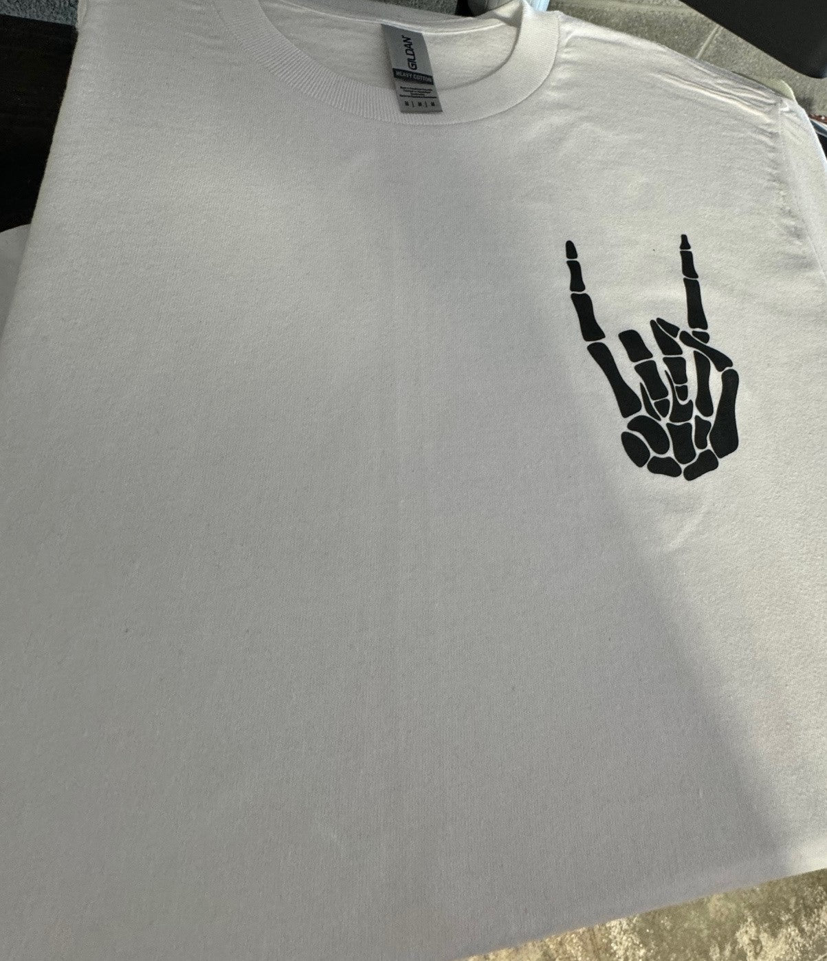 Skeleton Rock Hand Tee